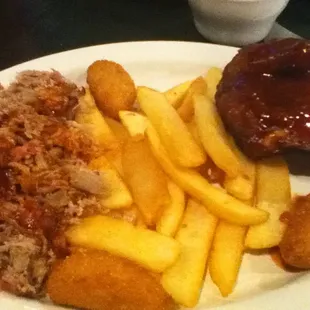 Combo plate chopped pork and chicken