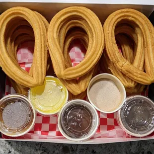 01/18/24 Combo Ole - Nutella, Spanish Hot Chocolate, Bavarian Cream, Dulce de Leche, Cinnamon Sugar