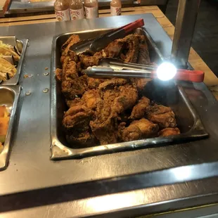 Crispy fried chicken