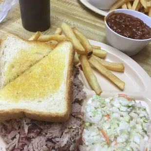 Nice portion of pulled pork. Delicious!