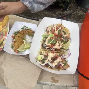 Chicharron Octopus Tacos