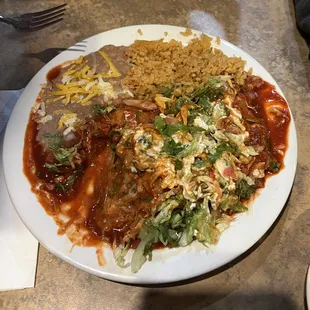 Bean and Cheese chimichanga (el matador style)