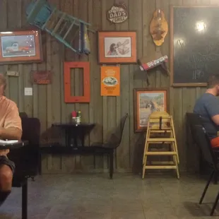 two people sitting at a table