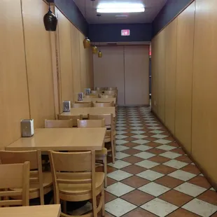 sushi and sashimi, interior