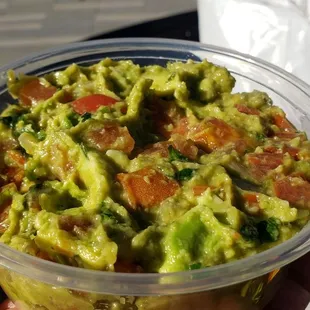 Guacamole &amp; chips ($8). Really fresh, light &amp; tasty guacamole. Maybe uses epazote instead of cilantro?