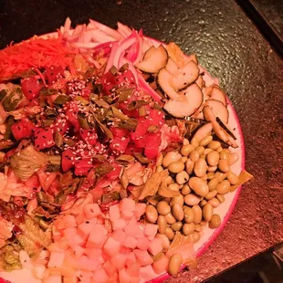 My ahi tuna poke salad. AMAZING