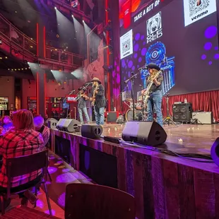 View from front row table on main floor