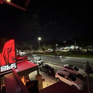 View from the deck upstairs