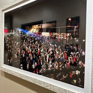 Picture of the huge crowd attending grand opening in 2018 (according to the bartender)