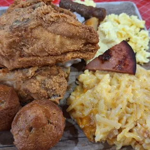 A plate from the buffet