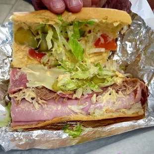 Feb 2022: Spicy Cuban -- half sandwich (BLAND)