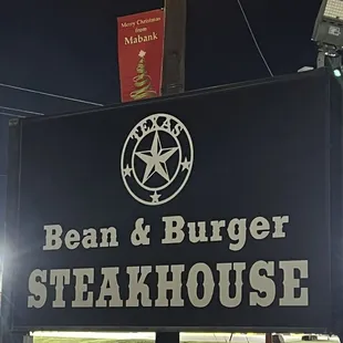 Outside sign