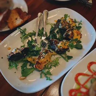 Blue Crab Baked Oysters