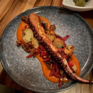 Grilled octopus