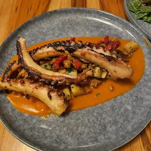 Grilled octopus