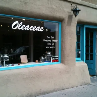 Store front faces Old Santa Fe Trail