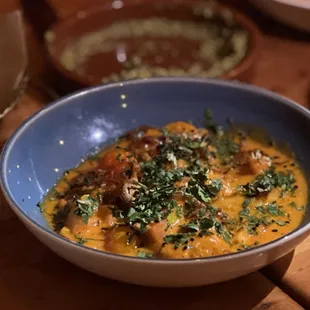 Red pepper dumplings: very good