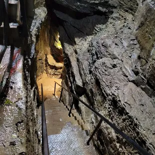 Entrance to the caverns