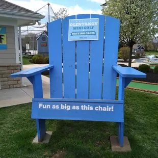 Fun giant chair