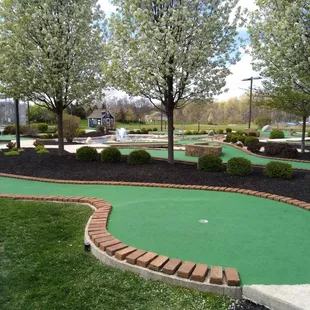 One of the mini golf courses.