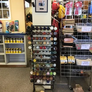 Shoe polishes and brushes