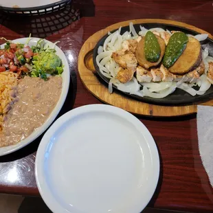 Lunch fajitas