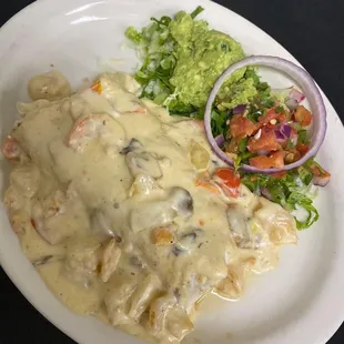 Camilas shrimp burrito