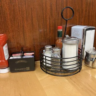 3/11/24 Table condiments