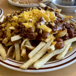 Homemade Chili Cheese Fries