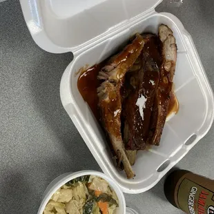 Ribs and cabbage...another winner