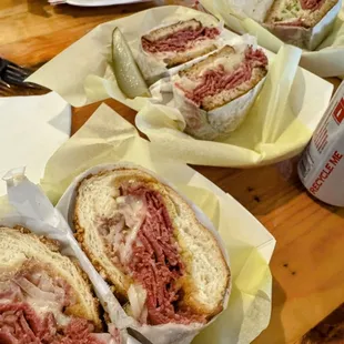 Pastrami sandwiches