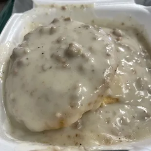 Biscuit and Sausage Gravy