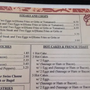 Super cheap menu !!!