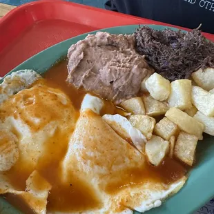 Huevos Rancheros with Barbacoa
