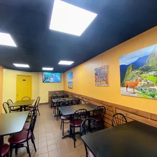 the interior of a restaurant