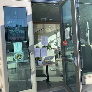 Touch less ordering at the door