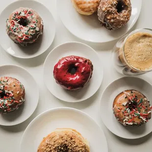 Holiday Sprinkle, Vegan Coconut Bibinka, Meyer Lemon, Bumbleberry, Butter Pecan