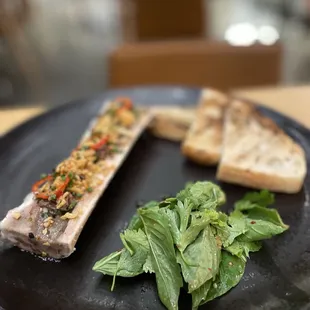 Bone Marrow not usually a fan of bone marrow but this had braised oxtail ragu and was so flavorful. Highly recommend