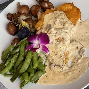 Pollo Sugo Di Funghi