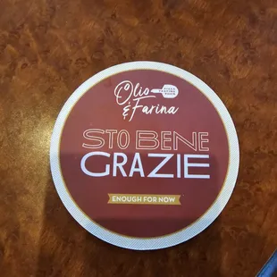 Coaster to stop bringing pizza to the table