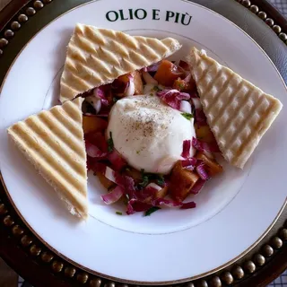 BURRATA E PESCHE