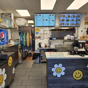 sushi and sashimi, interior