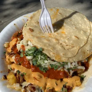 This is gringa look at the way the tortilla looks. That is what homemade looks like