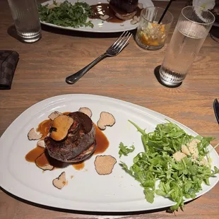Filet with black truffle