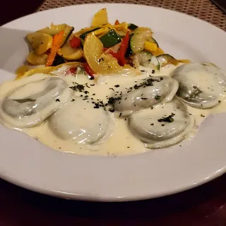Spinach Ravioli.