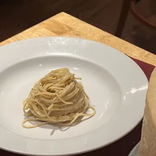 Parmesian spaghetti