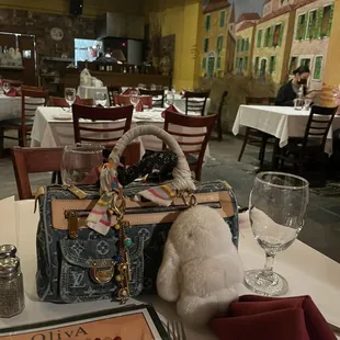 Our intimate corner booth