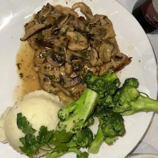 Veal Scaloppine al Funghi