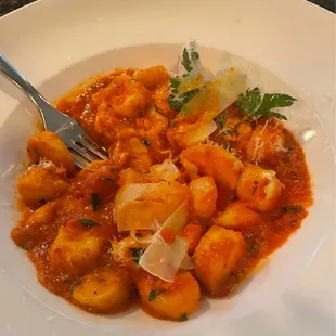 Incredible gnocchi- light and &quot;fluffy&quot; with a complimentary sauce