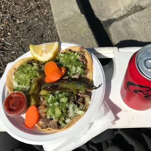 Tacos de lengua selas recomiendo